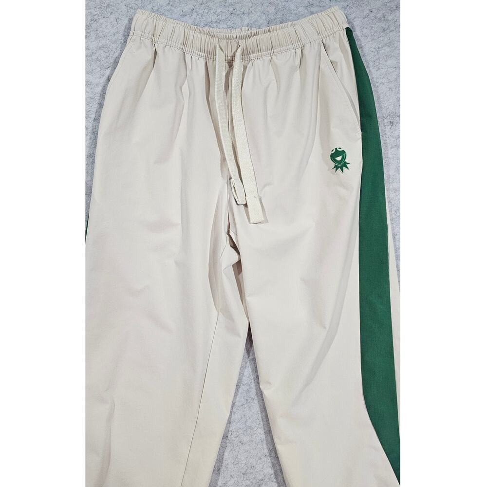 Disney The Muppets Kermit  Jogger Sweatpants Windbreaker  Womens Sz L - Picture 3 of 10